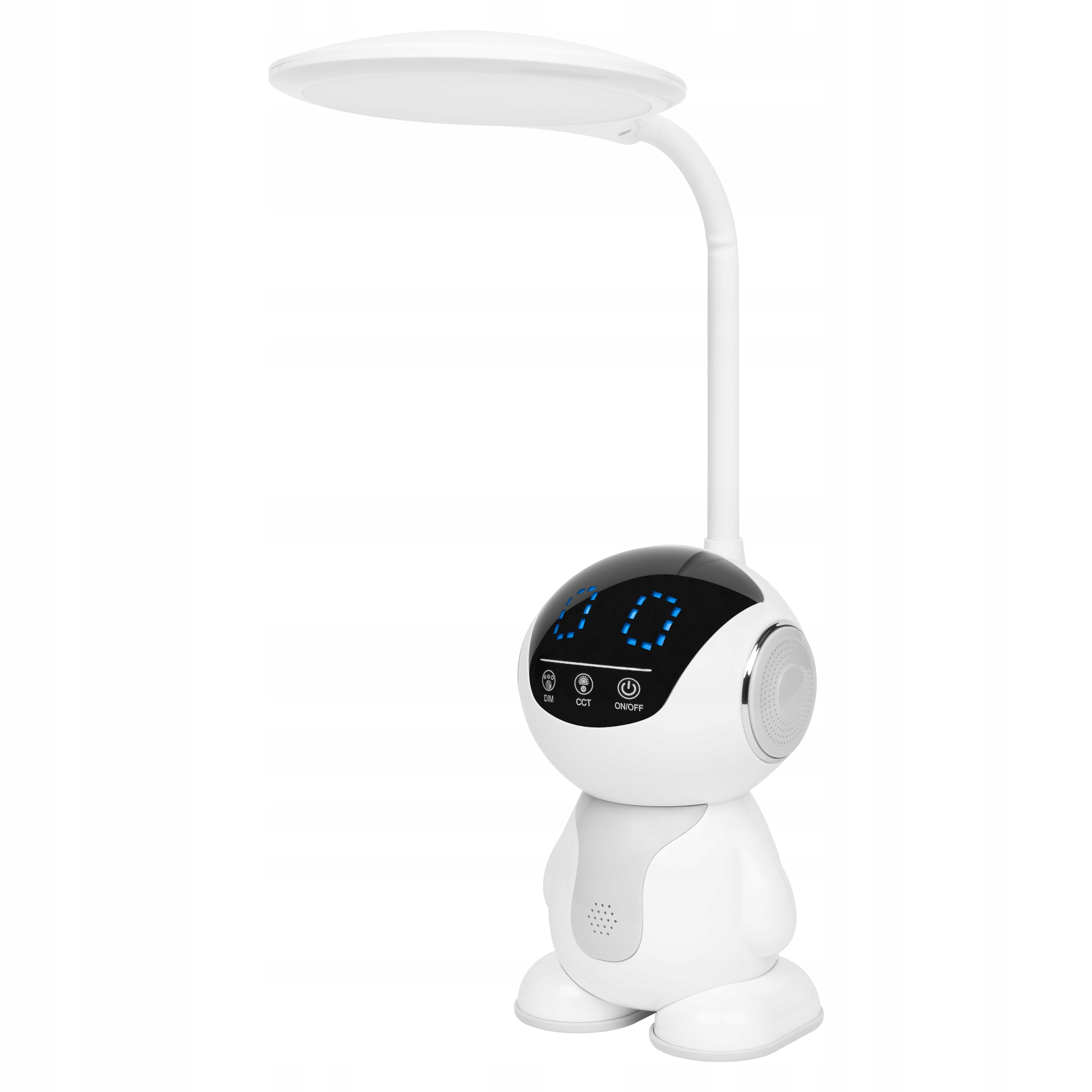 Stolová lampa Maxcom Astral, biela, výkon do 7 W